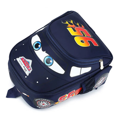 Car Theme Kids Backpack Safe Lightweight Kindergarten Bag - Smarsty