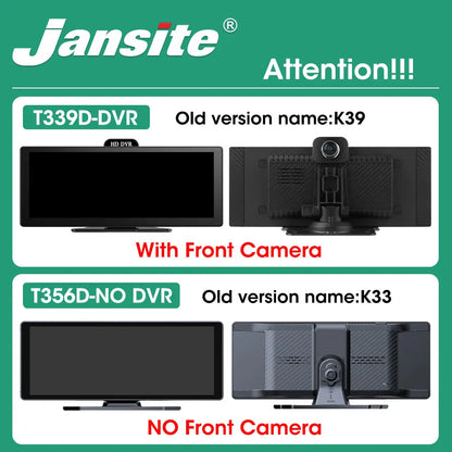 4K Dash Cam With Dual Lens GPS Navigation Wireless CarPlay - Smarsty