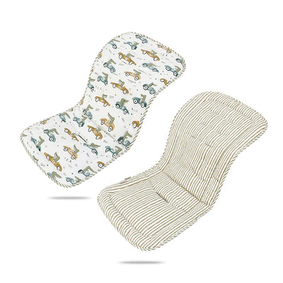 Comfortable Cotton Baby Stroller Pad Four Seasons General Soft Seat Cushion Child Cart Seat Mat Kids Pushchair Cushion For 0-27M by Smarsty
