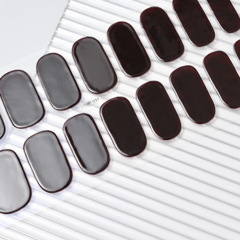 Long-Lasting Semi-Cured Gel Nail Stickers for Easy Application - Smarsty