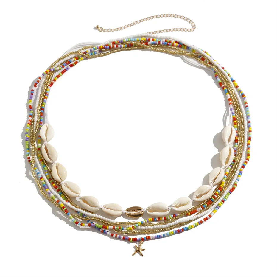 Boho Starfish Pendant Belly Chain for Women - Smarsty