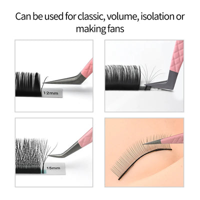 LAGEE Precision Lash Extension Tweezer with Nano Technology - Smarsty