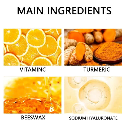 Vitamin c and turmeric hand wax mask for hands and feet, smoothing skin, gently cleansing hand mask, illuminating hand skin - Smarsty