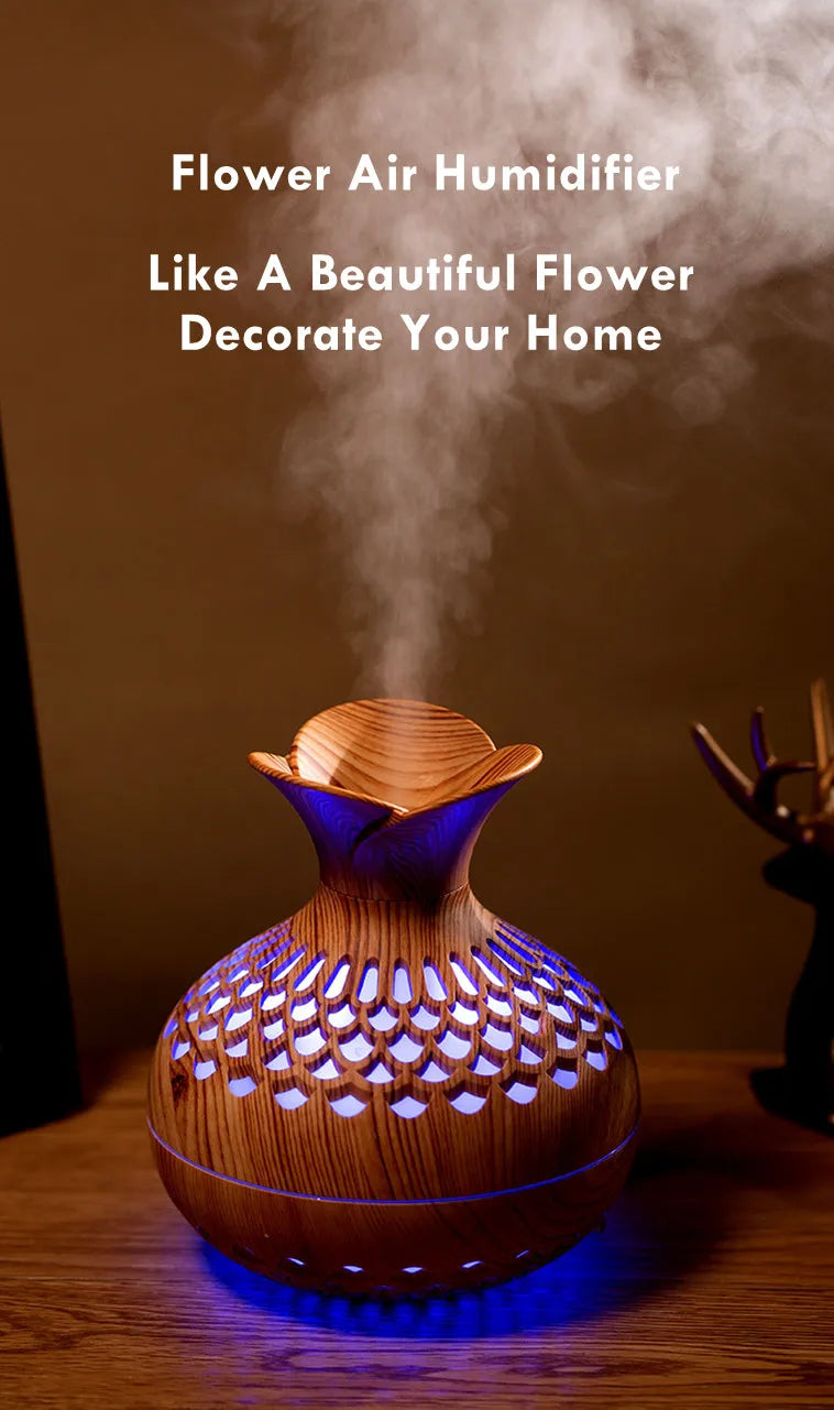 Mini USB Air Humidifier With Colorful Night Lights - Smarsty