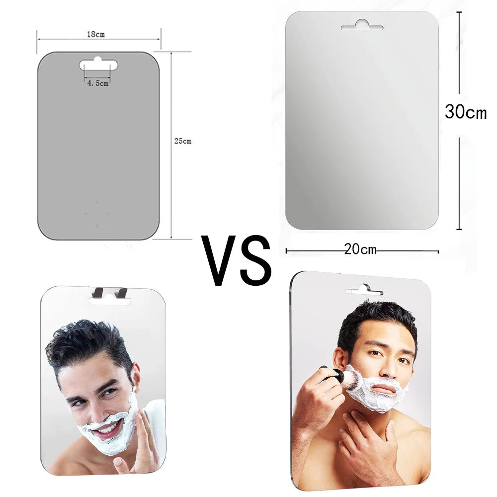 Fogless Acrylic Shower Mirror for Easy Shaving - Smarsty