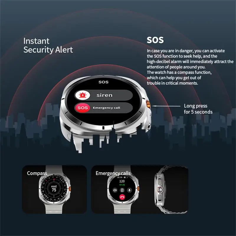 Samsung Galaxy Watch 7 Ultra GPS Smart Watch for Men - Smarsty