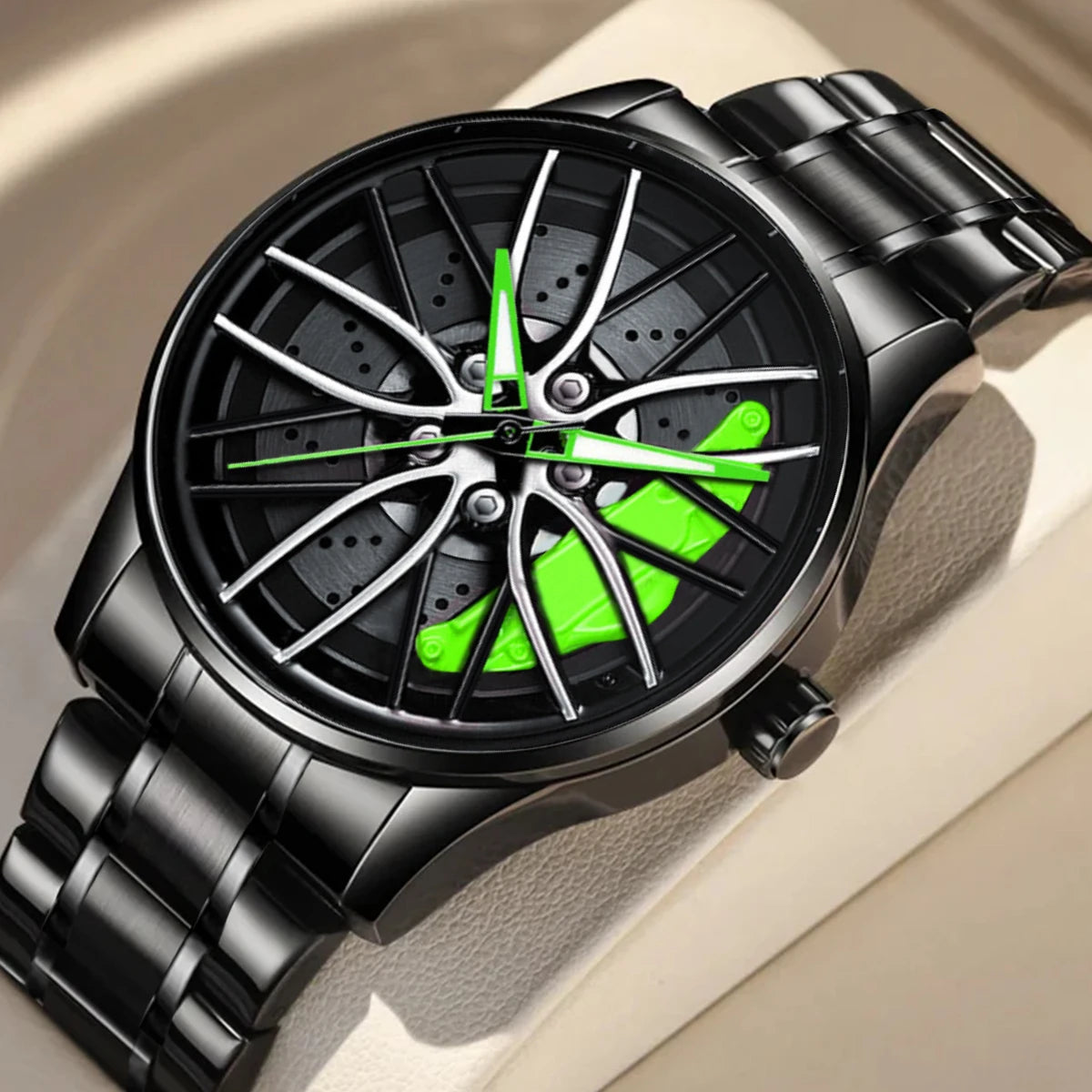 2024 New VA VA VOOM Black Stainless Steel Sports Watch - Smarsty