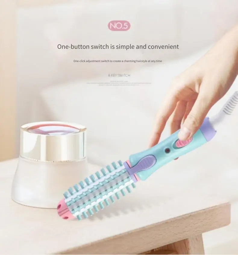 2 In 1 Mini Electric Hair Straightener And Curler Set - Smarsty