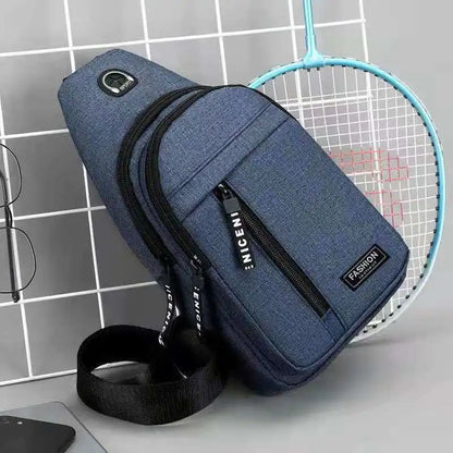 Waterproof Oxford Chest Bag For Men Korean Style Messenger - Smarsty