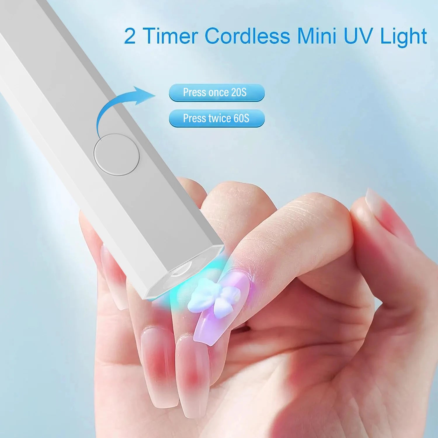 Portable Mini Nail Lamp for Quick Gel Drying - Smarsty