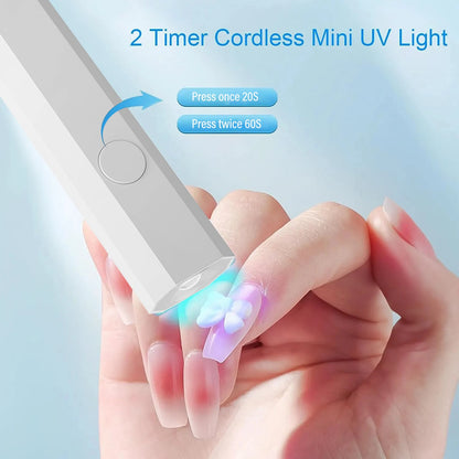 Portable Mini Nail Lamp for Quick Gel Drying - Smarsty
