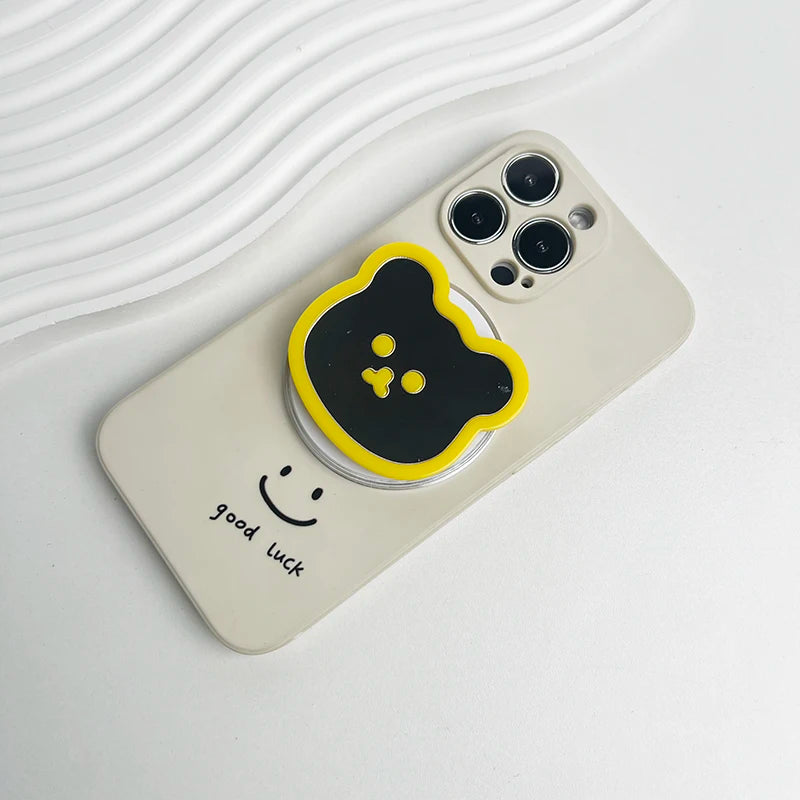 Bear Mirror Magnetic MagSafe Phone Grip With Expanding Stand - Smarsty
