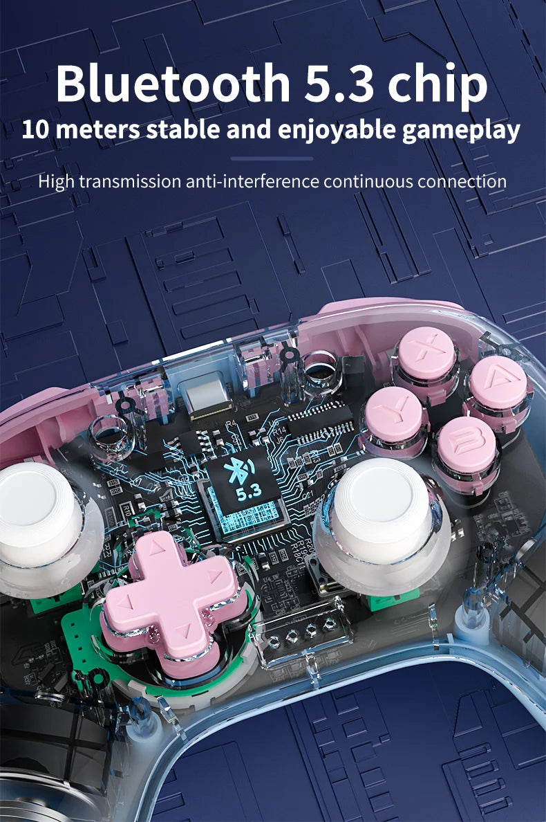 AOLION Bluetooth Controller for Switch PC iOS Android Turbo Function - Smarsty