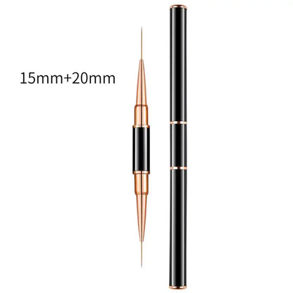 Black Nail Art Liner Brushes for Precision Design - Smarsty