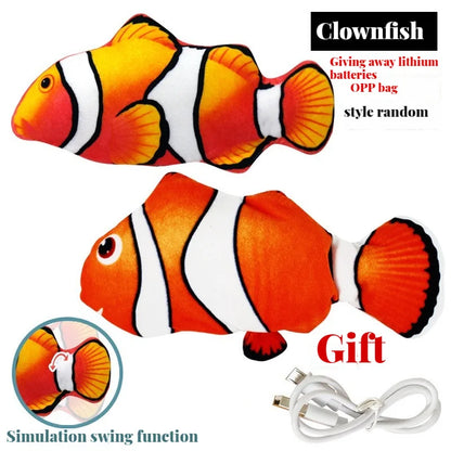 Electric Cat Toy Dancing Fish Interactive Plaything - Smarsty