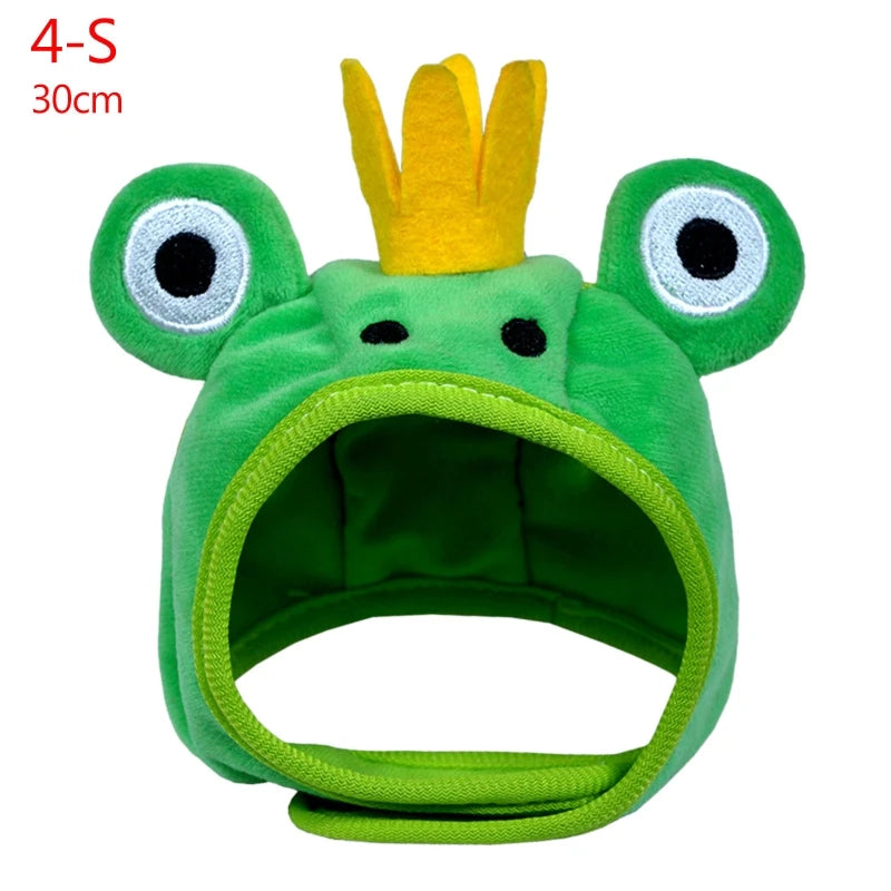 Frog Ear Warmer Hat for Pets Plush Costume Accessory - Smarsty