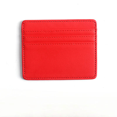 1Pc Pu Leather ID Card Holder Candy Color Bank Credit Card Box Multi Slot Slim Card Case Wallet Women Men Business Card Cover - Smarsty