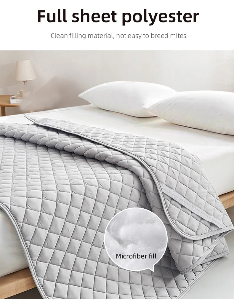 Ultrasonic Washable Mattress Protector Cover Pad - Smarsty