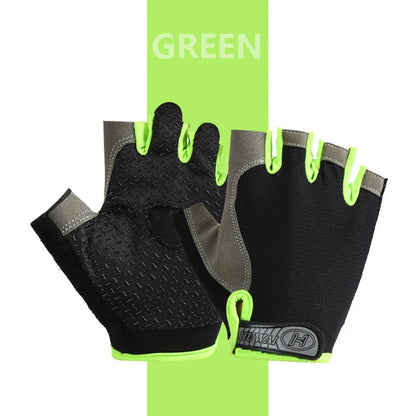Breathable Anti Slip Fingerless Cycling Gloves for Men Women - Smarsty