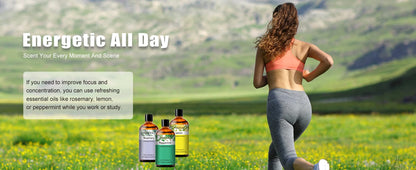 PHATOIL 100ml Essential Oil Set for Aromatherapy Diffusers - Smarsty