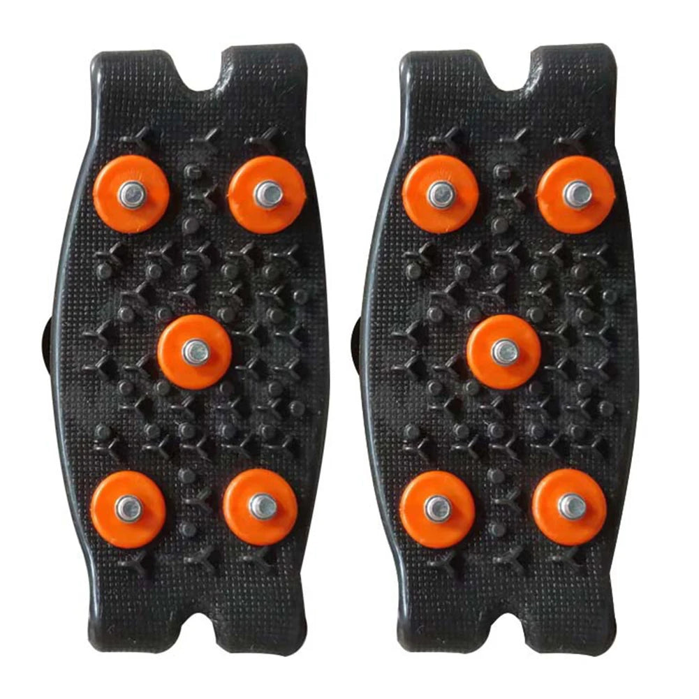 5-Stud Climbing Crampons Anti Slip Mountaineering Cleats Unisex Snow Claw Shoe Covers Walking Hiking Accessories - Smarsty