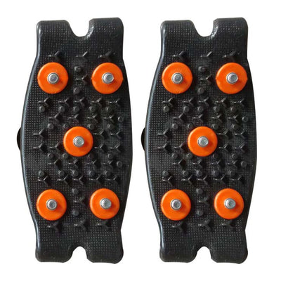 5-Stud Climbing Crampons Anti Slip Mountaineering Cleats Unisex Snow Claw Shoe Covers Walking Hiking Accessories - Smarsty