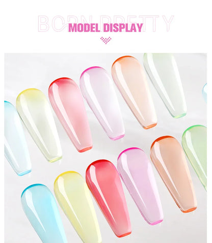 Born Pretty 10ml Translucent Jelly Gel Polish - Smarsty