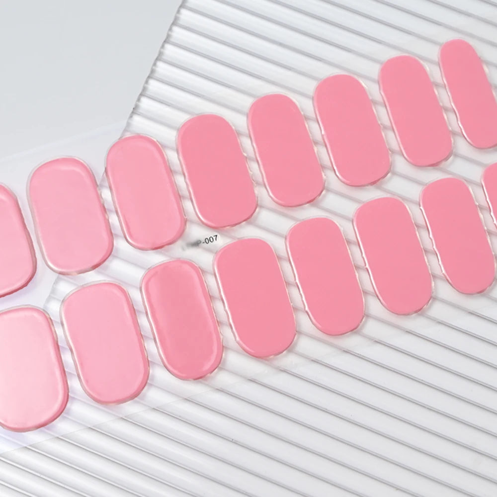 Long-Lasting Semi-Cured Gel Nail Stickers for Easy Application - Smarsty
