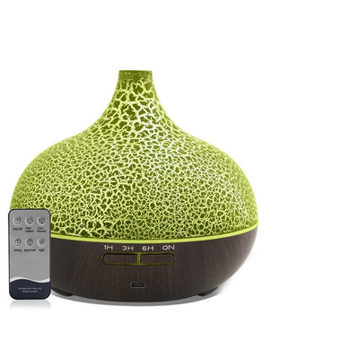 550ml Ultrasonic Humidifier with 7 Colors LED Lights Aromatherapy Essential Oil Diffuser  Water Tank