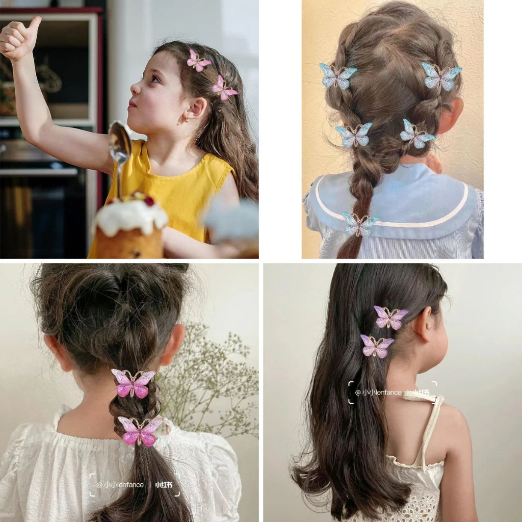 Cute Color Gradient Baby Hairpins Set for Girls - Smarsty