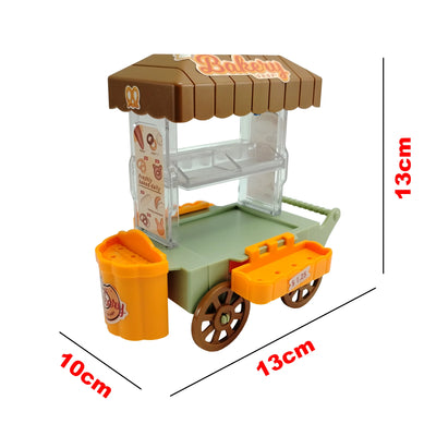Girls kids Toys Miniature Dollhouse Furniture Shopping PlaySet DIY Family Games Supermarket Flower Store Pretend Toys by Smarsty