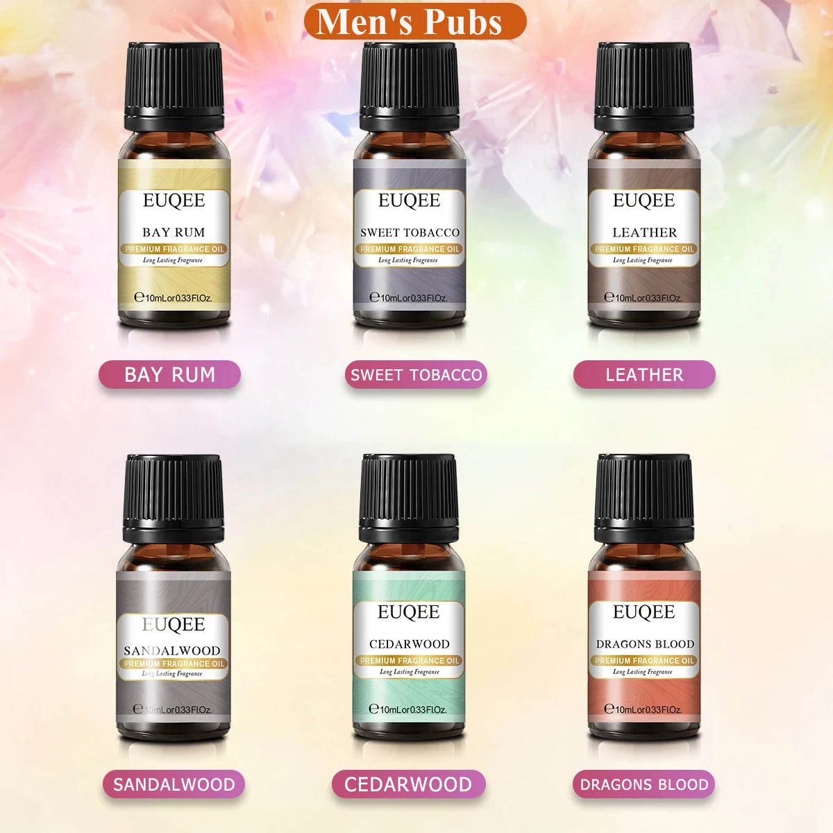EUQEE 6 Piece Fragrance Oil Set for Diffusers - Smarsty