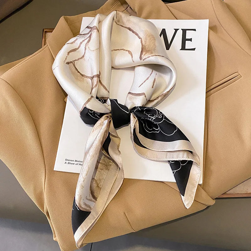 Luxury Silk Horse Print Scarf for Women - Smarsty