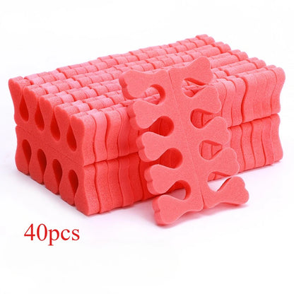 Soft Sponge Nail Art Toe Separators for Perfect Pedicures - Smarsty