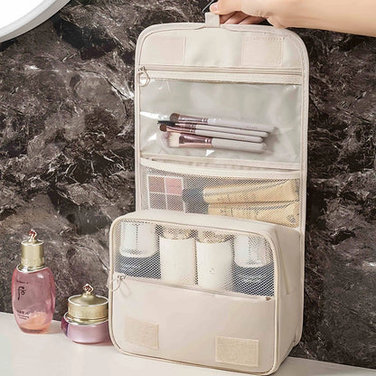 Capacity Dry Wet Separation Handheld Storage Bag Washable Bag Large Travel Multi Functional Hanging Makeup Bag With Hanging - Smarsty