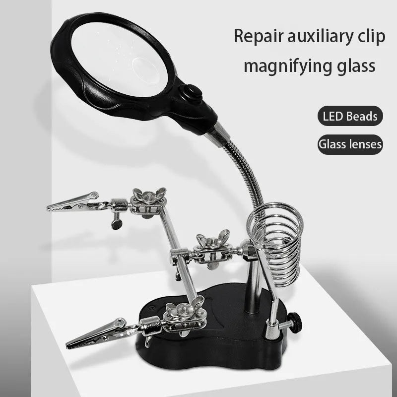 Lighted Magnifying Glass for Mobile Phone Repair - Smarsty
