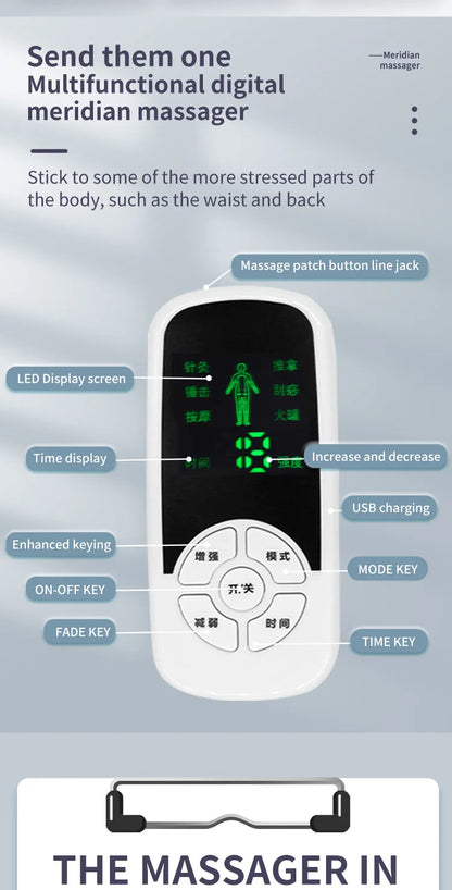 Multi-Functional TENS Unit for Pain Relief and Muscle Relaxation - Smarsty