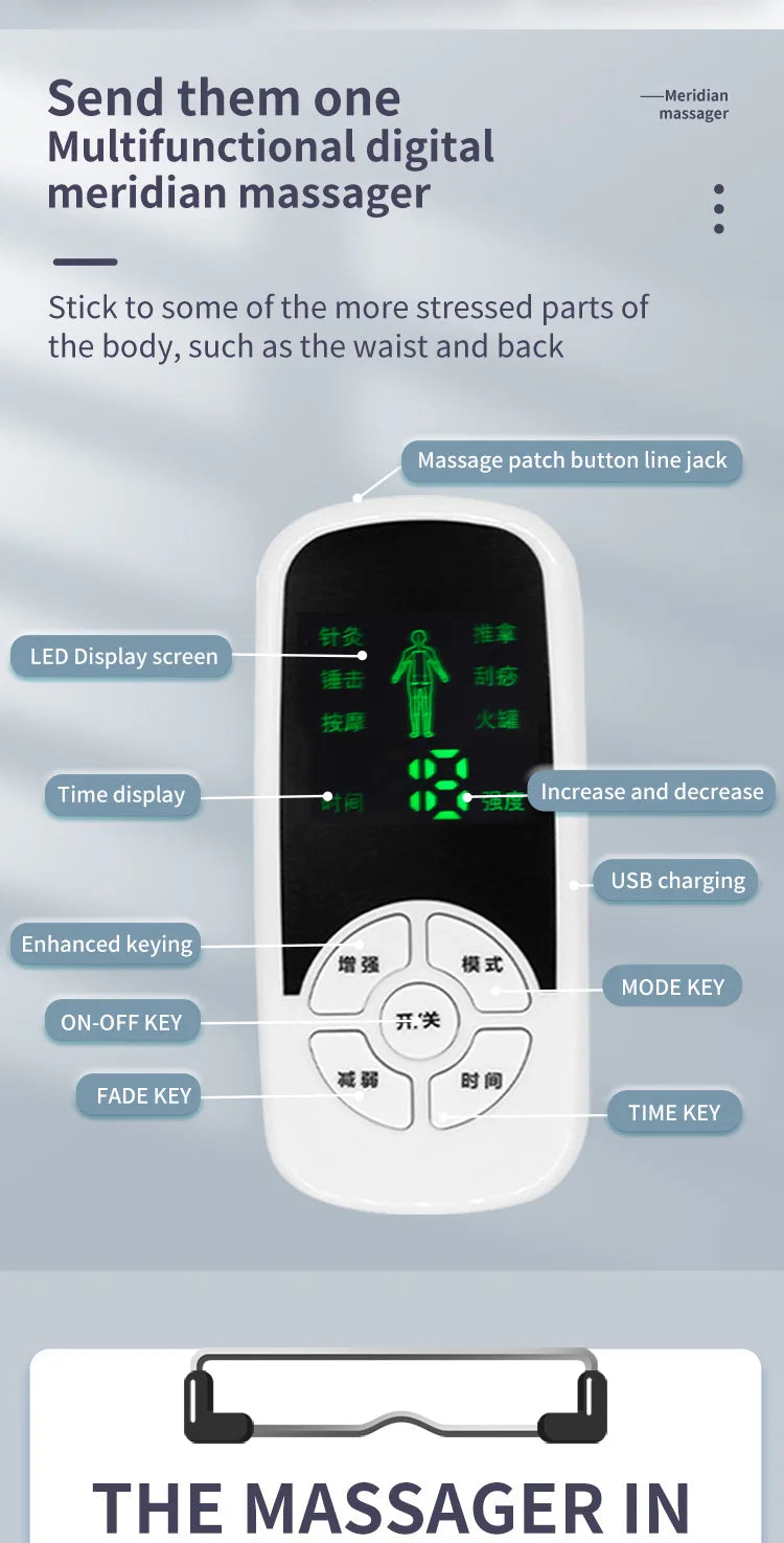 Multi-Functional TENS Unit for Pain Relief and Muscle Relaxation - Smarsty