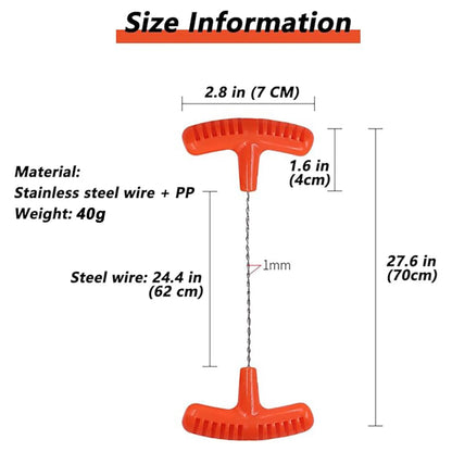 Cable Saw Stainless Steel Wire Saw Pocket Hand Saw for PVC, PE, ABS Pipes Cutting, Camping Hiking Wood Cutting by Smarsty