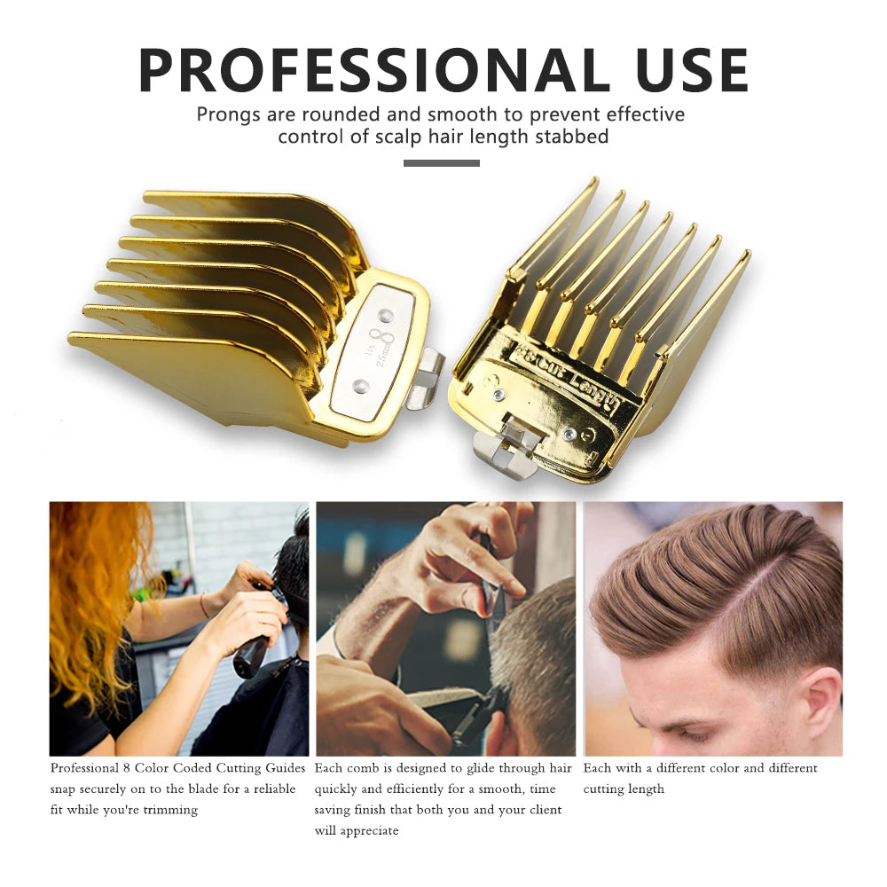 Professional Hair Clipper Guide Comb Set for Precise Haircuts - Smarsty