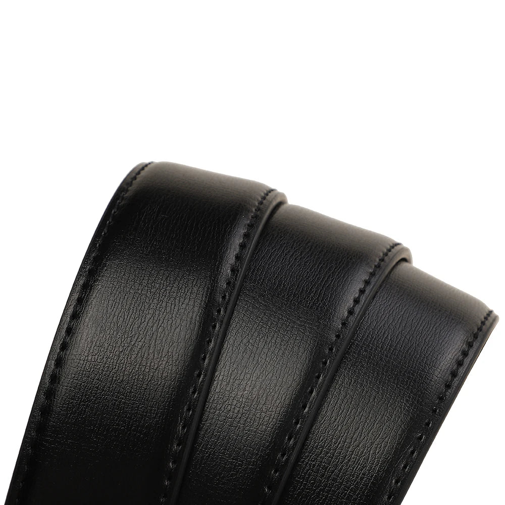 Men's Leather Cowskin Belt High Quality Fashion Waist Strap - Smarsty