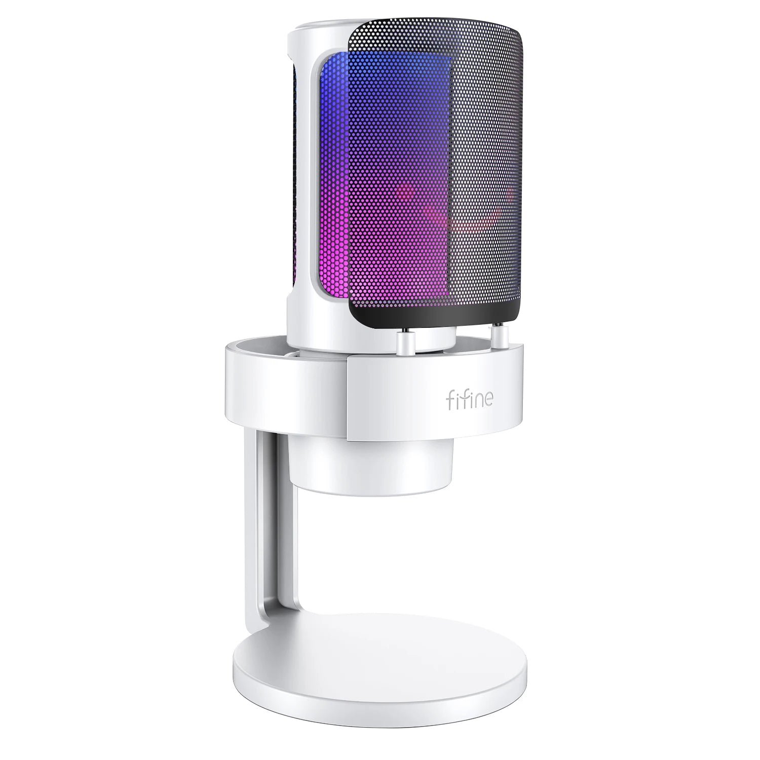FIFINE USB Microphone with RGB Modes for Streaming - Smarsty