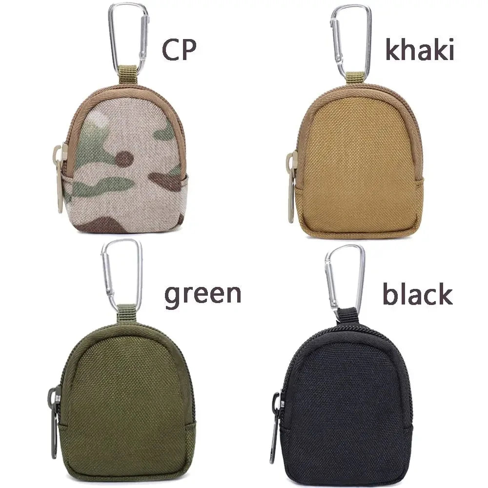 Tactical EDC Pouch Key Wallet Holder Men Coin Purses Pouch Bag Keychain Zipper Pocket Outdoor Key Bag - Smarsty