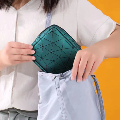 Waterproof Leather Sanitary Napkin Storage Bag With Zipper - Smarsty