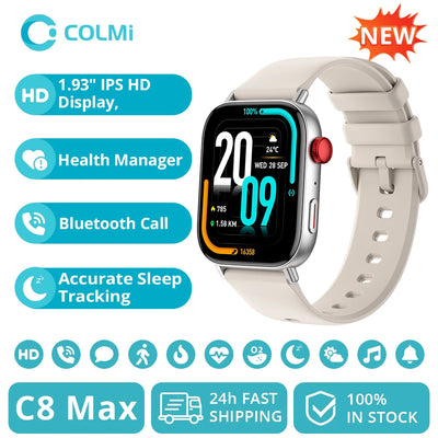 COLMI C8 Max Smart Watch With Voice Calling Feature - Smarsty