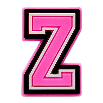 Pink Letter Shoe Charms for Crocs Accessories Women Clogs Pins Men Badge Kids Jeans Girls Decorations Buckle Shoes Accessories - Smarsty
