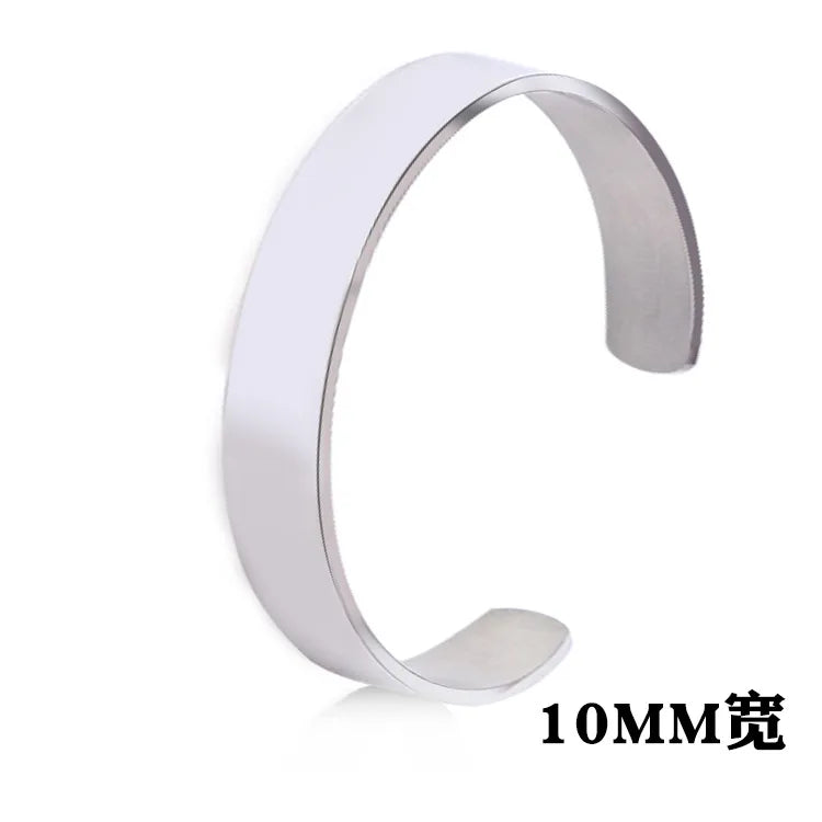Adjustable Stainless Steel Men Bracelet Glossy Finish - Smarsty