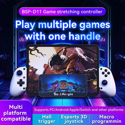 Telescopic Wireless Gamepad Controller for Switch and Mobile Gaming - Smarsty