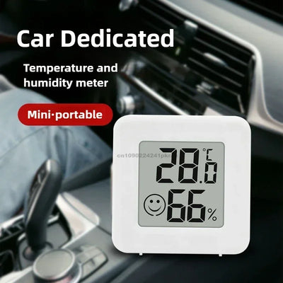 1/2/3/4/6PCS Mini LCD Digital Thermometer Hygrometer Indoor Room Temperature Humidity Meter Sensor Gauge Weather Station Set
