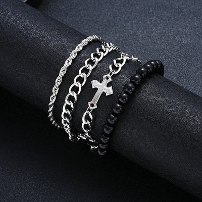 Stainless Steel Bracelet Set for Men and Women - Smarsty